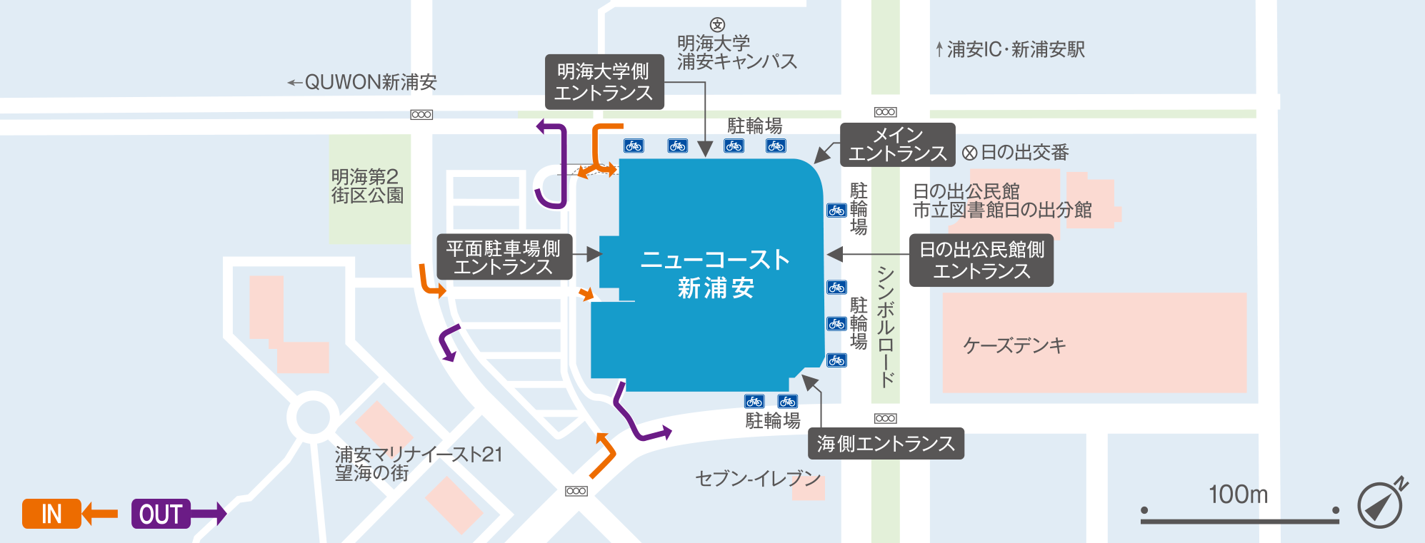 駐車場図